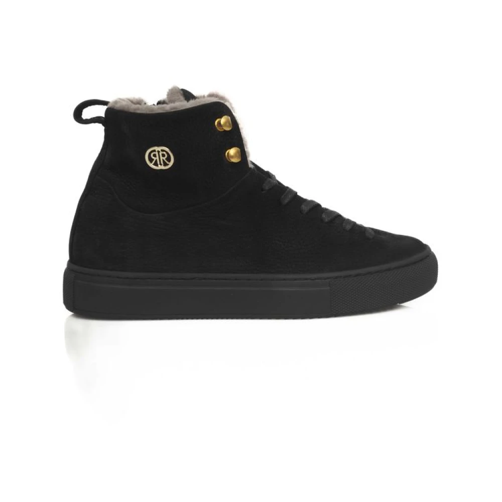 Cerruti 1881 Women's Black Cowhide High Sneakers