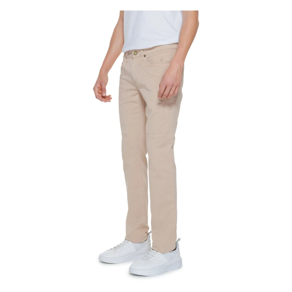 Jeckerson Slim Fit Herenbroek Lente Zomer Collectie Beige Heren
