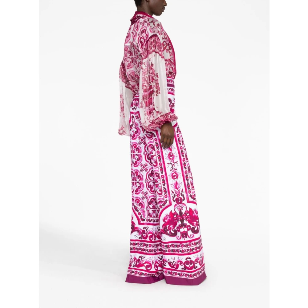 Dolce & Gabbana Stijlvolle Broek Pink Dames