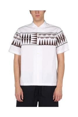 Skjorta med broderi