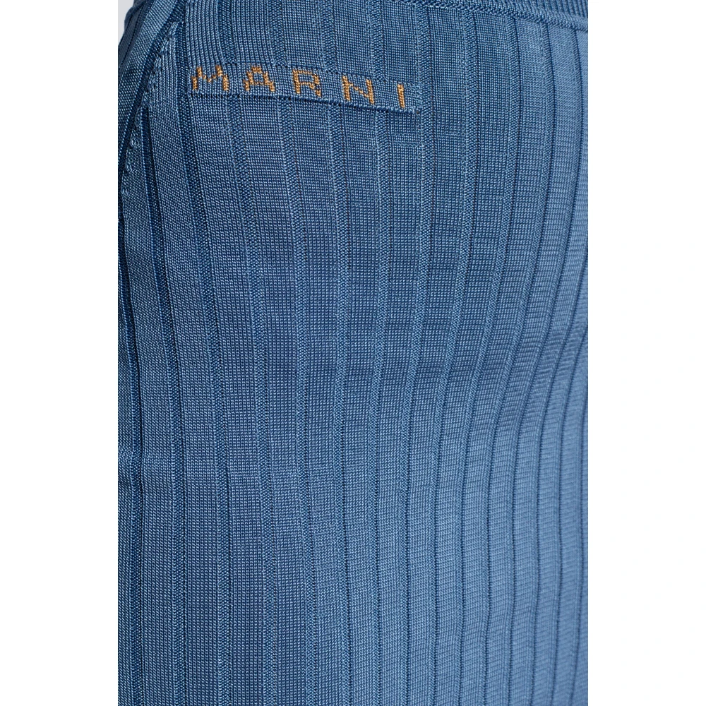 Marni Rok met logo Blue Dames