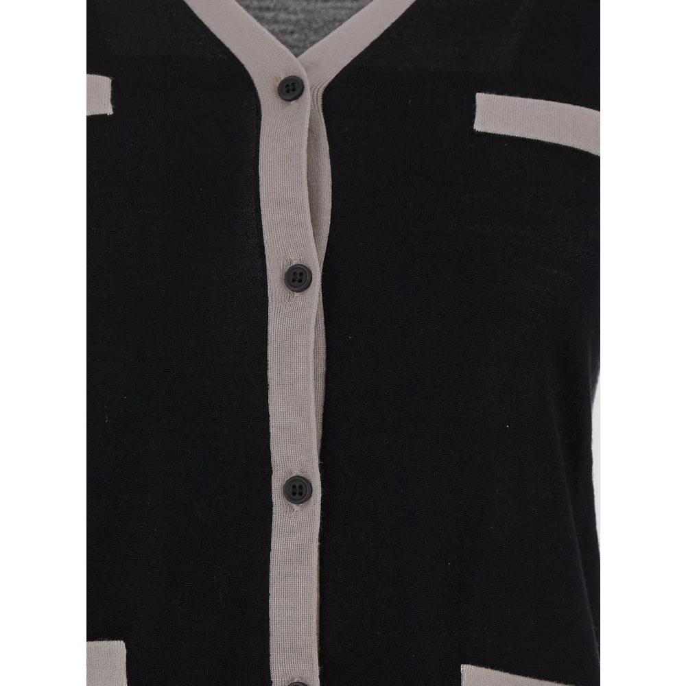 Max Mara Wollen Kenya Vest Black Dames