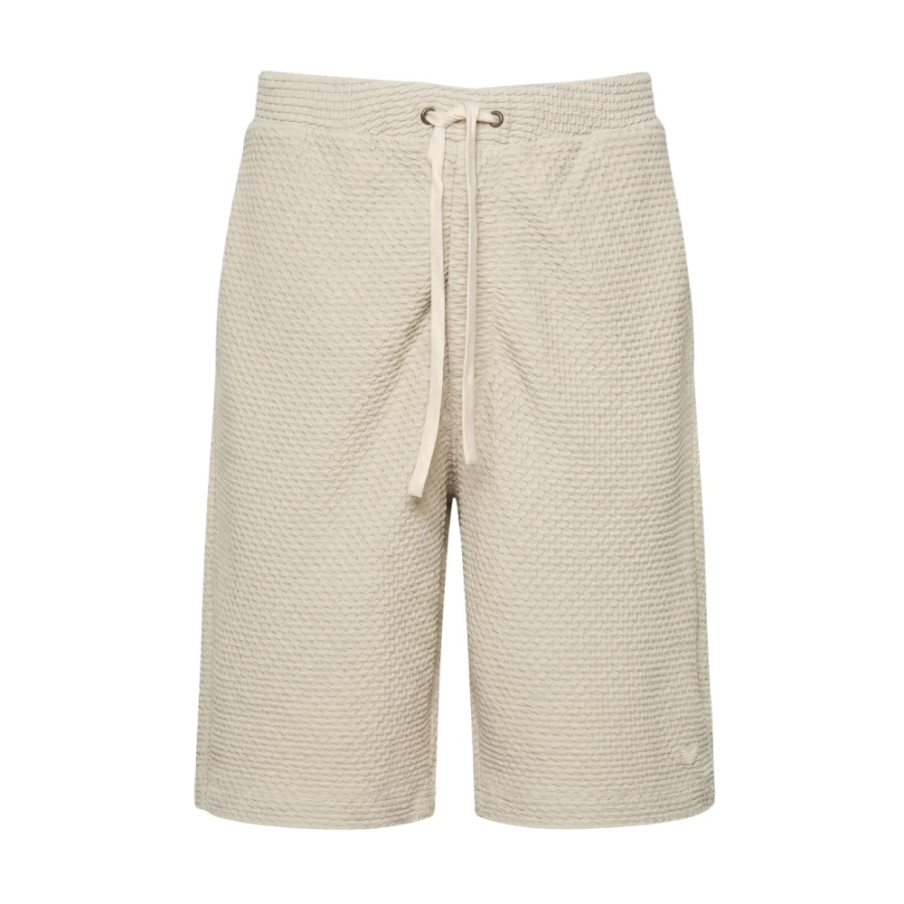 Emporio Armani Men's Beige Casual Shorts, M, Casual Shorts