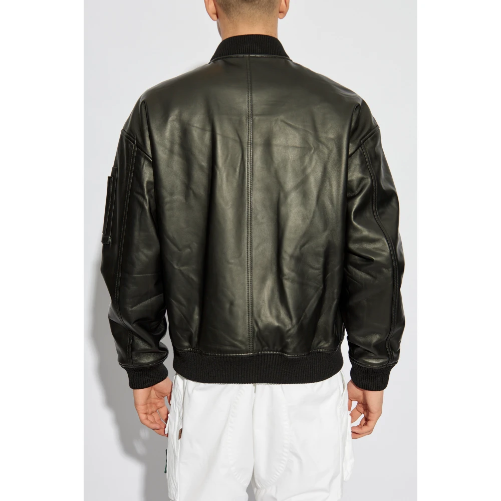 Dsquared2 Leren jas Black Heren