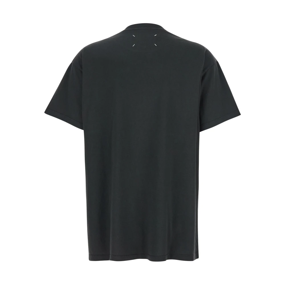 Maison Margiela Casual Katoenen T-Shirt Black Dames