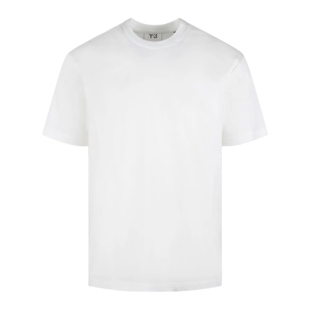 Y-3 Grafische Print Katoenen T-Shirt White Heren