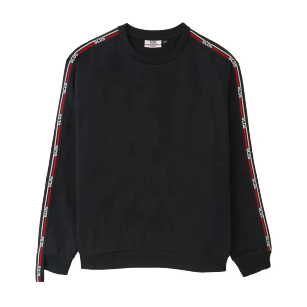 Gcds Black Sweatshirt - Male - Sweatshirts - L - Sweatshirts & Hoodies