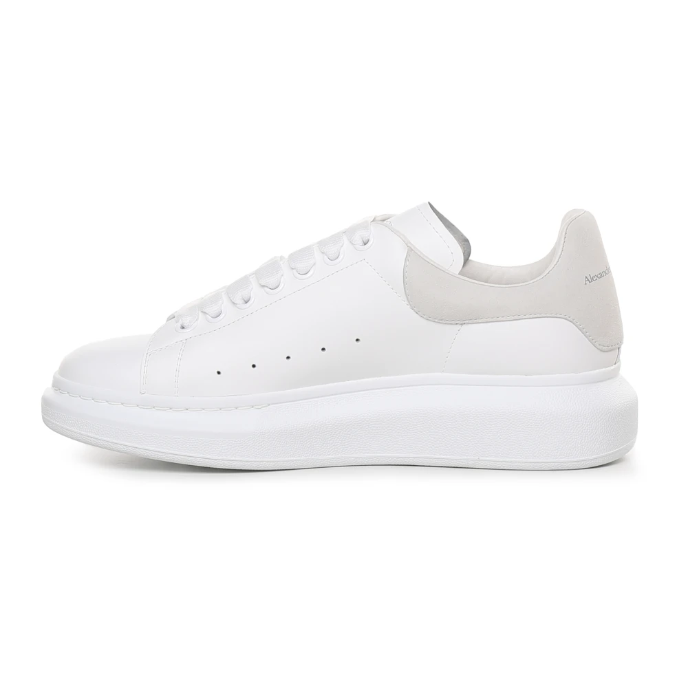 alexander mcqueen Witte Sneakers met Logo en Geëmbosseerde Tong White Heren