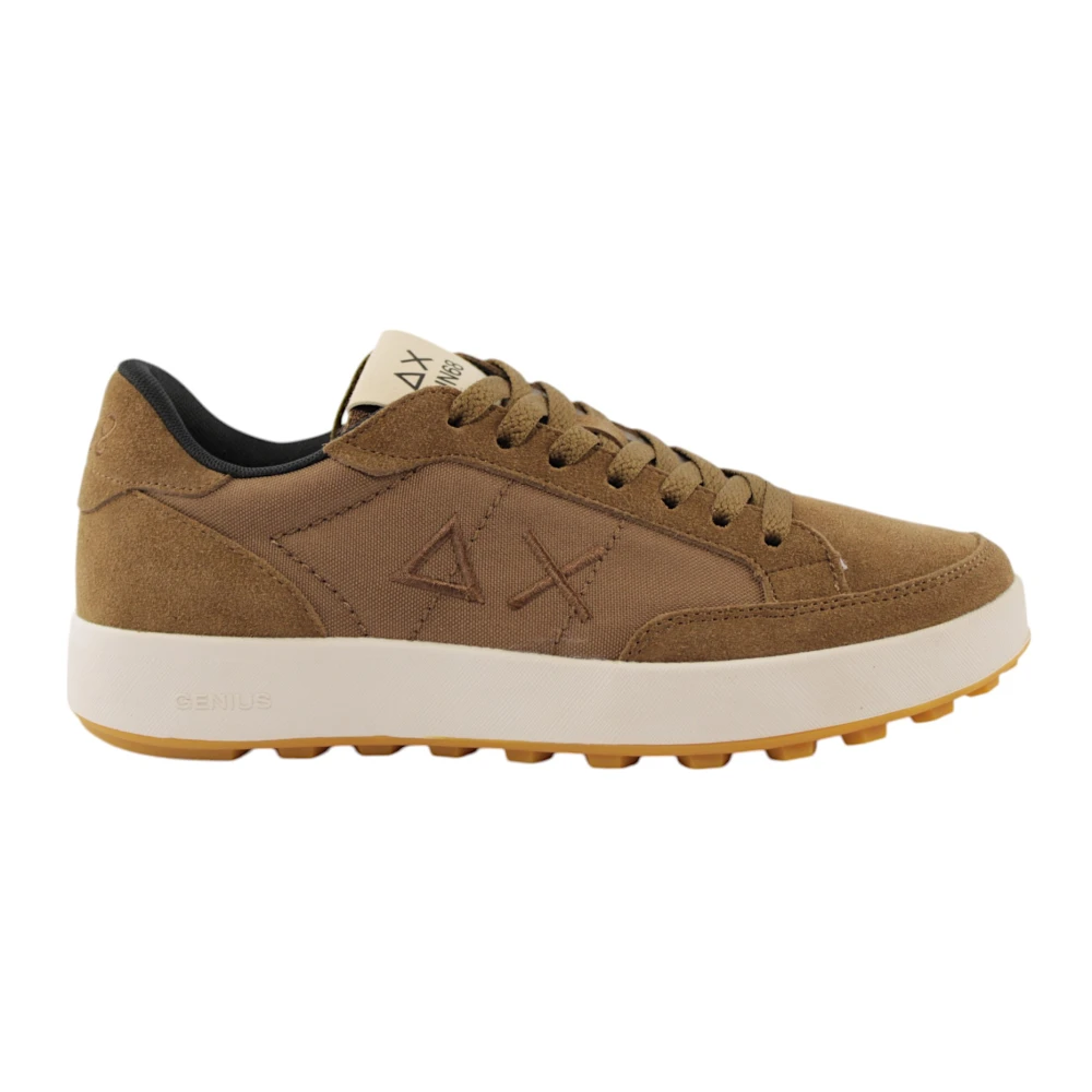 Sun68 Stijlvol T-shirt met Vosjesprint Heren Schoenen Bruin