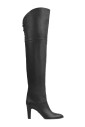 black-ankle-boots-with-crisscross-laces