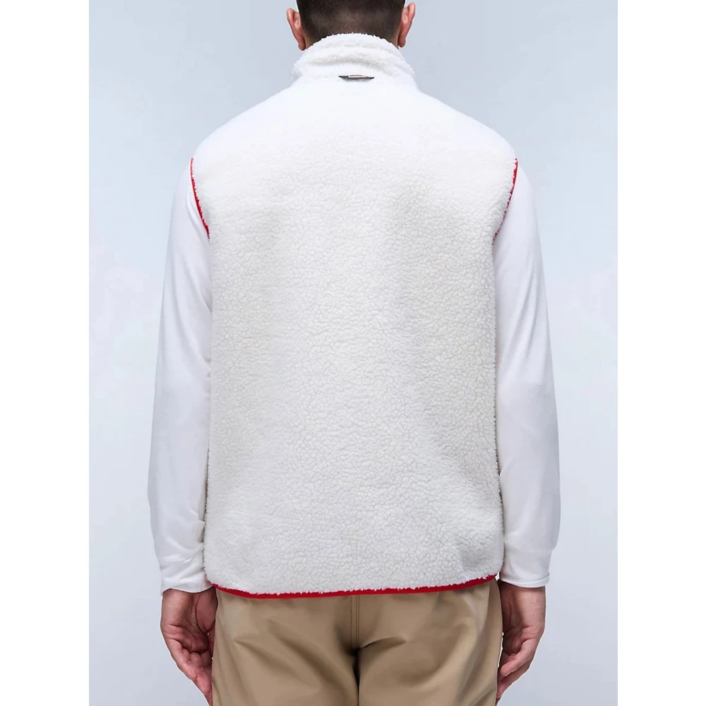 Napapijri Yupik Fleece Vest White Heren