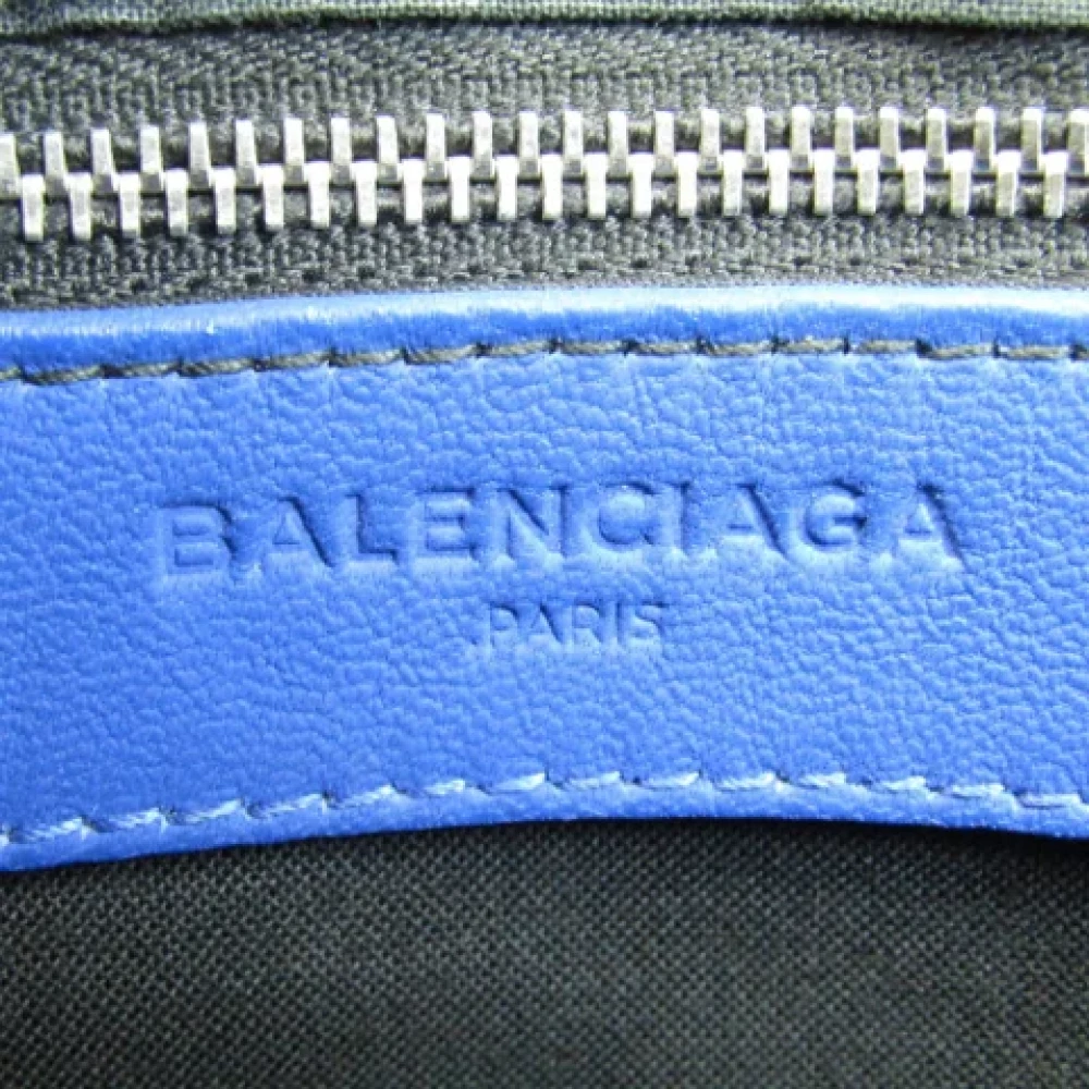Balenciaga Vintage Pre-owned Leather clutches Blue Dames