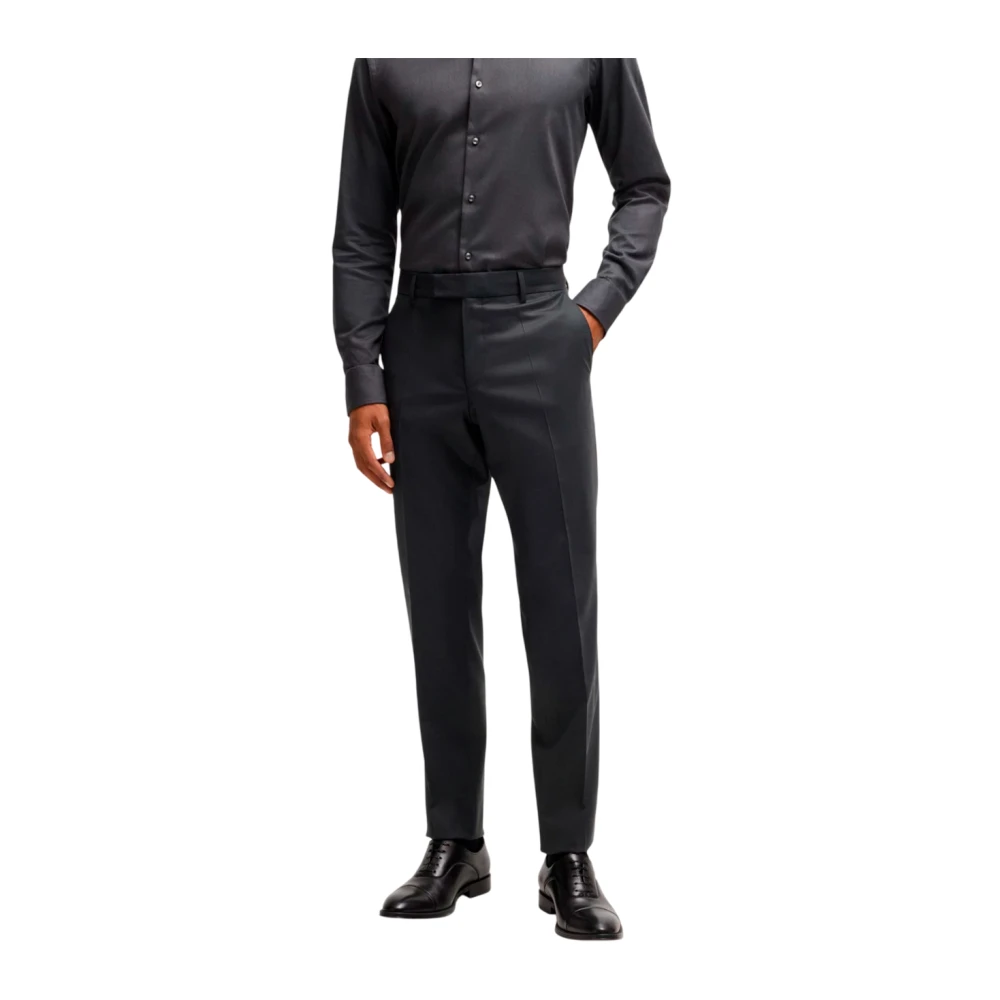 Boss Slim Fit Single-Breasted Pak Black Heren