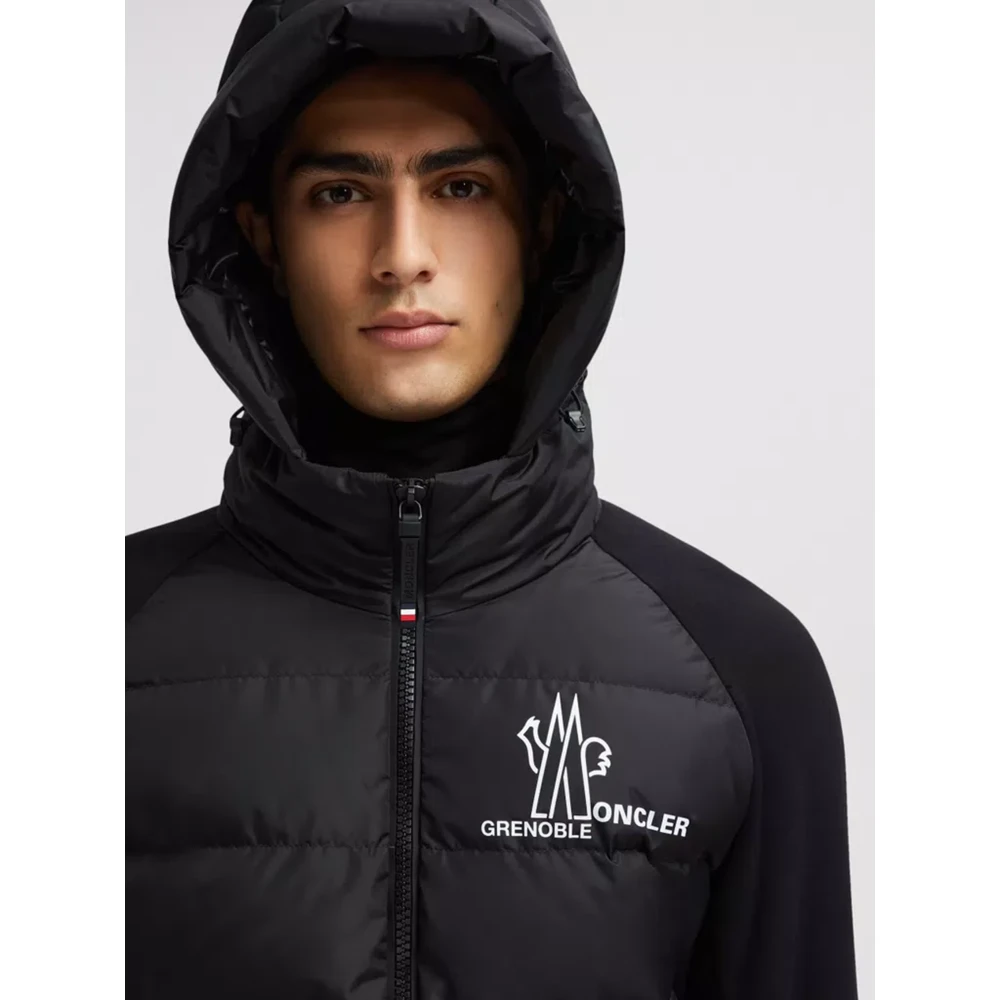Moncler Waterafstotende donsjas Black Heren