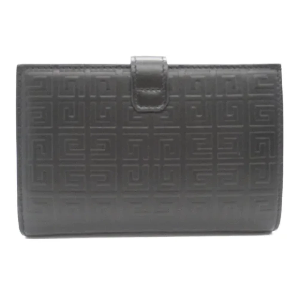 Givenchy Pre-owned Leather wallets Black Unisex