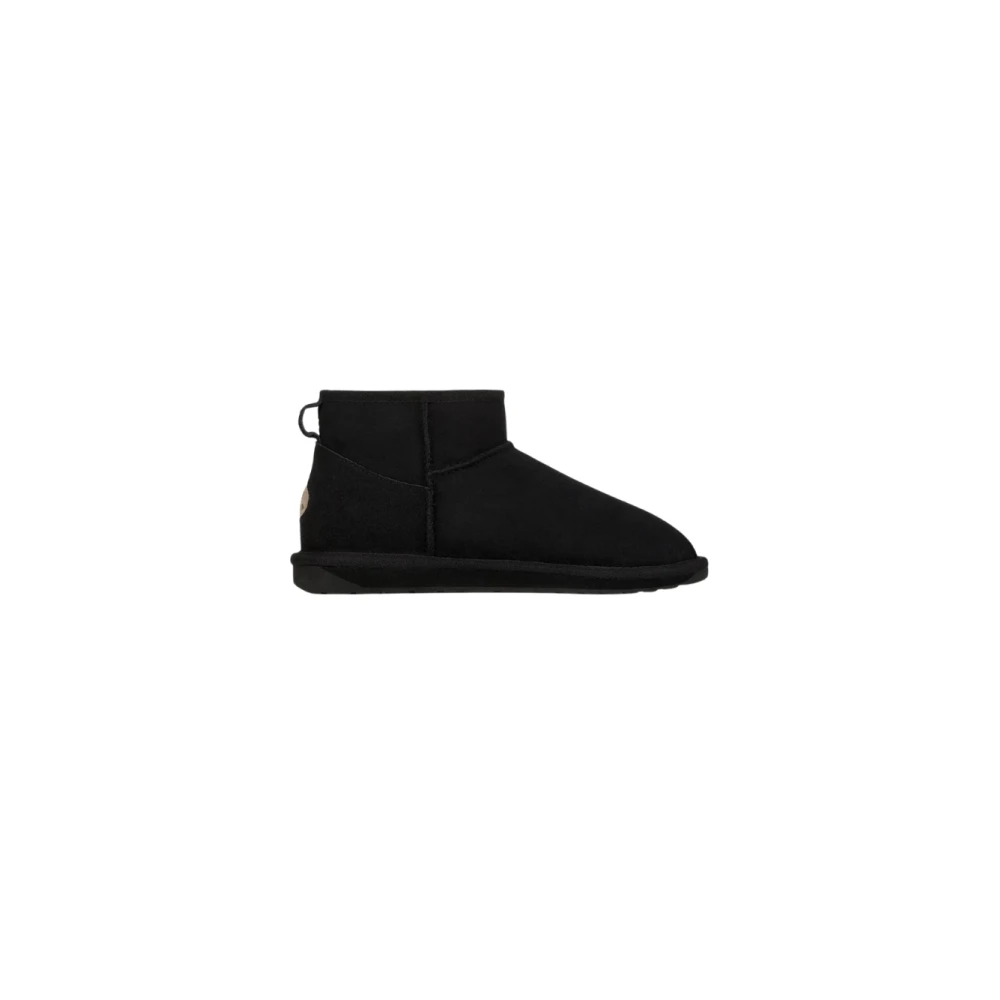 Emu Black Micro Stringer Boots - Female - Winter Boots - 3 Uk - Shoes