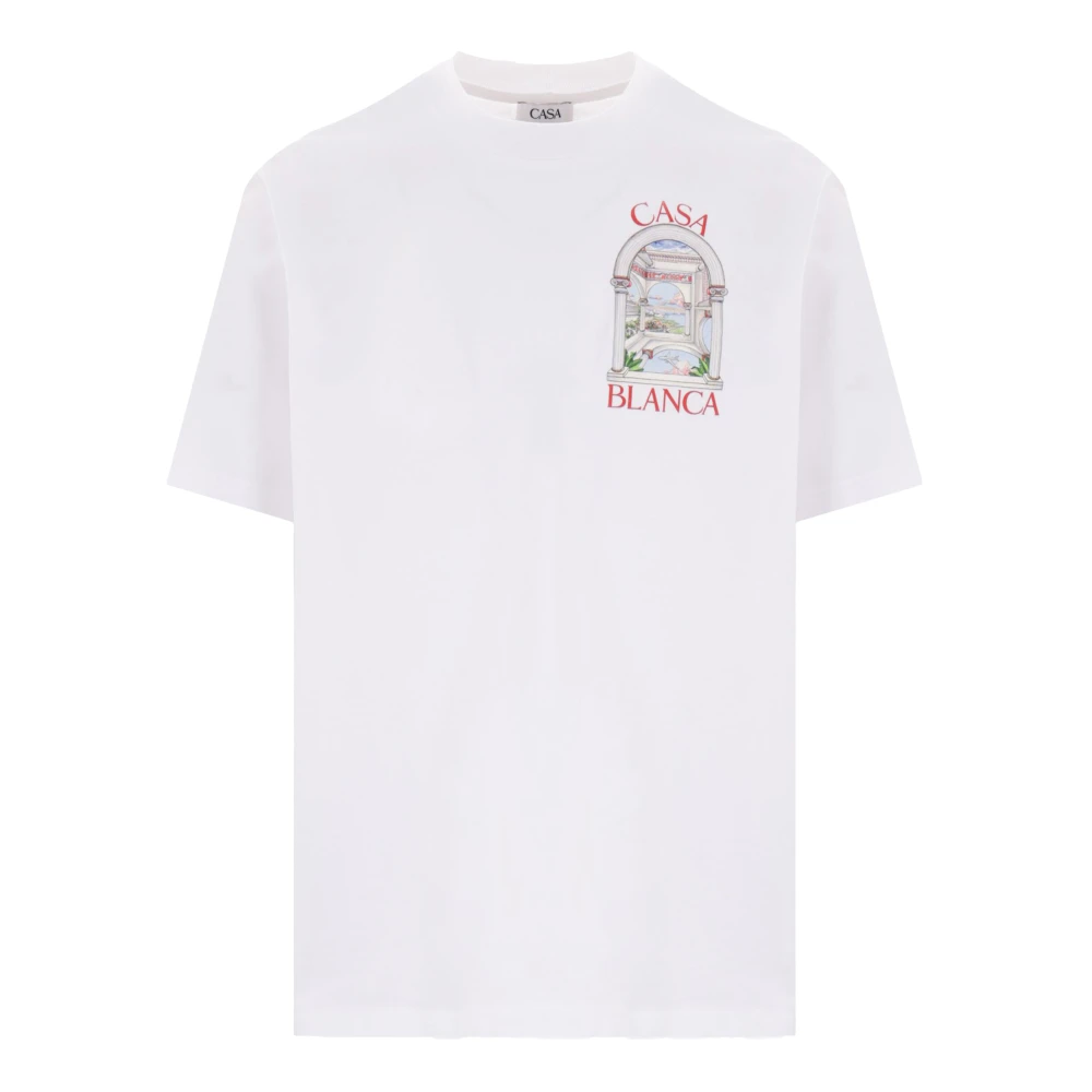 Casablanca Le Passage Wit T-shirt en Polo White Dames