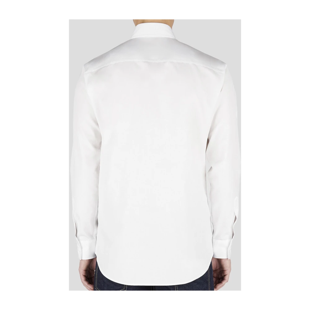 Dsquared2 Witte Katoenen Poplin Shirt Ceresio 9 White Heren