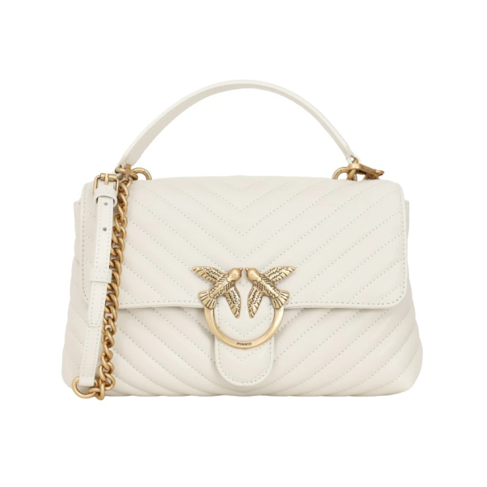 pinko Klassieke Lady Love tas Puff White Dames