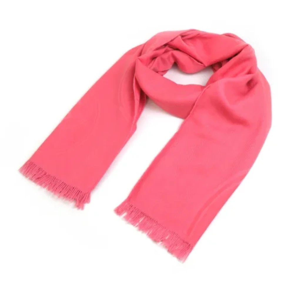 Hermès Vintage Pre-owned Fabric scarves Pink Dames
