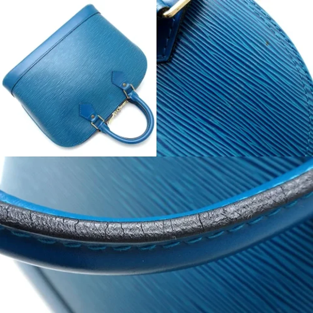 Louis Vuitton Vintage Pre-owned Leather handbags Blue Dames