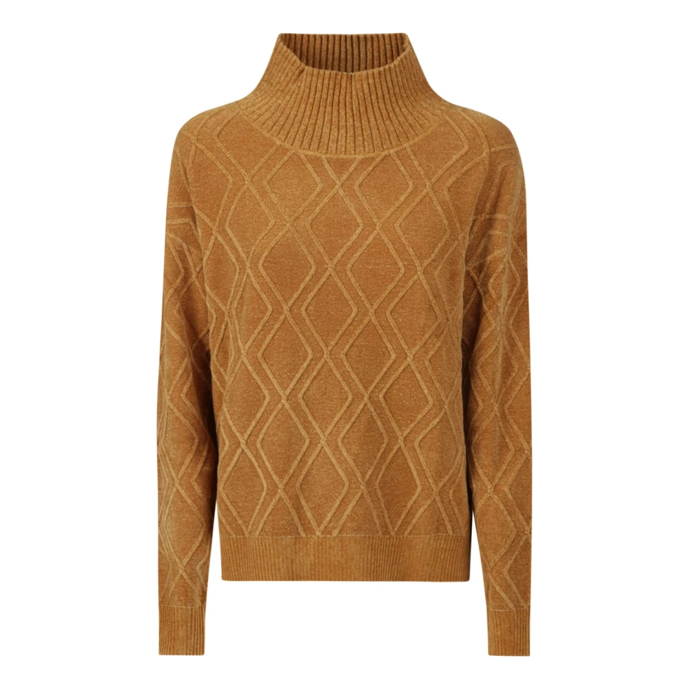 RRD Zachte Chenille Gebreide Trui met Raglanmouwen Orange Dames