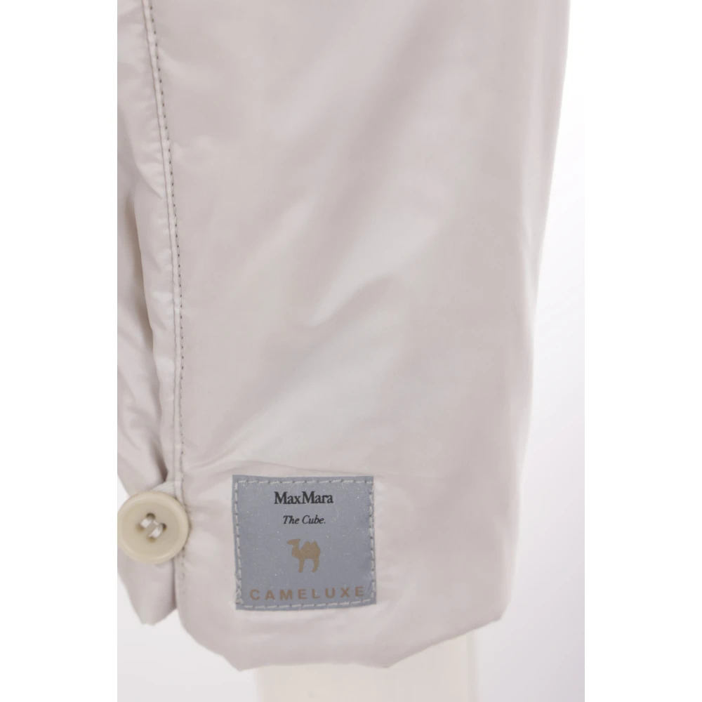 Max Mara Grijze Jassen The Cube Upcycled Technische Stof Gray Dames