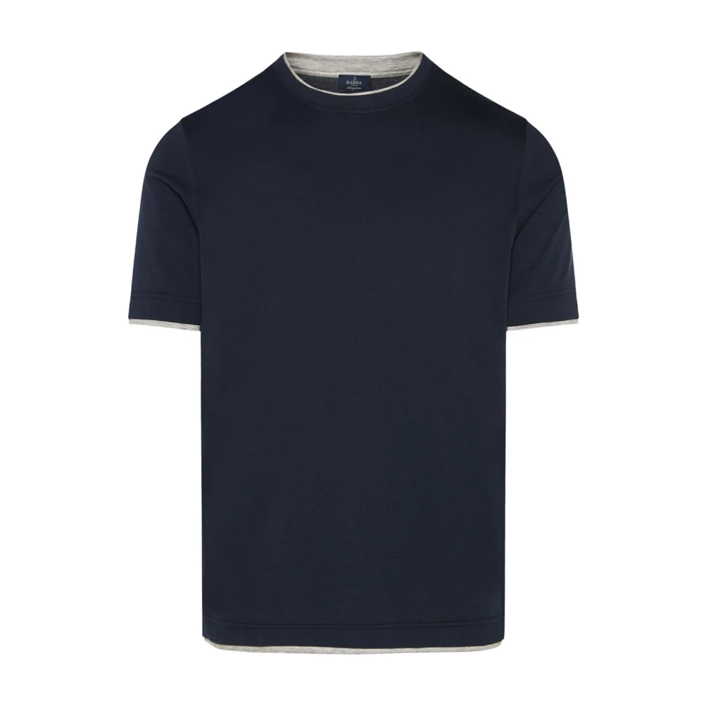 Barba - Tops > T-Shirts - Blue - Barba - Modalova