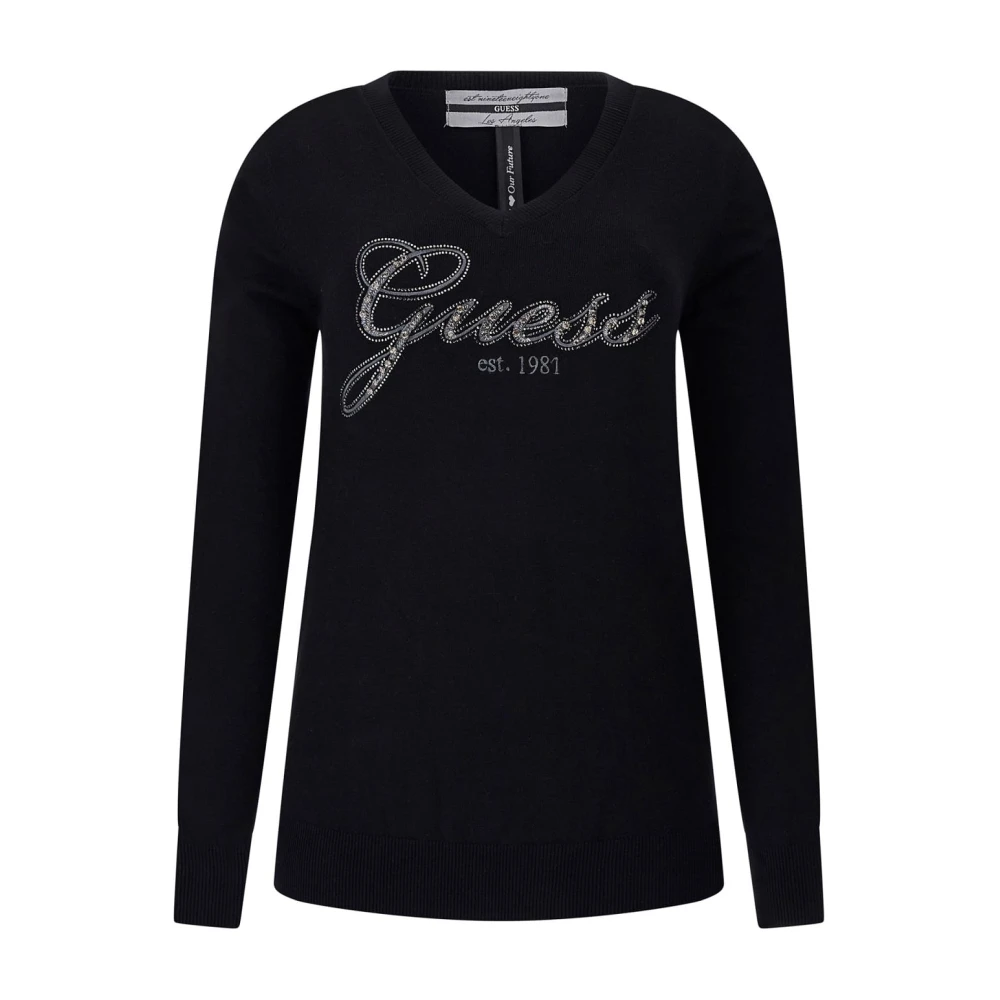 Guess Stijlvolle Saige Sweater voor vrouwen Black Dames