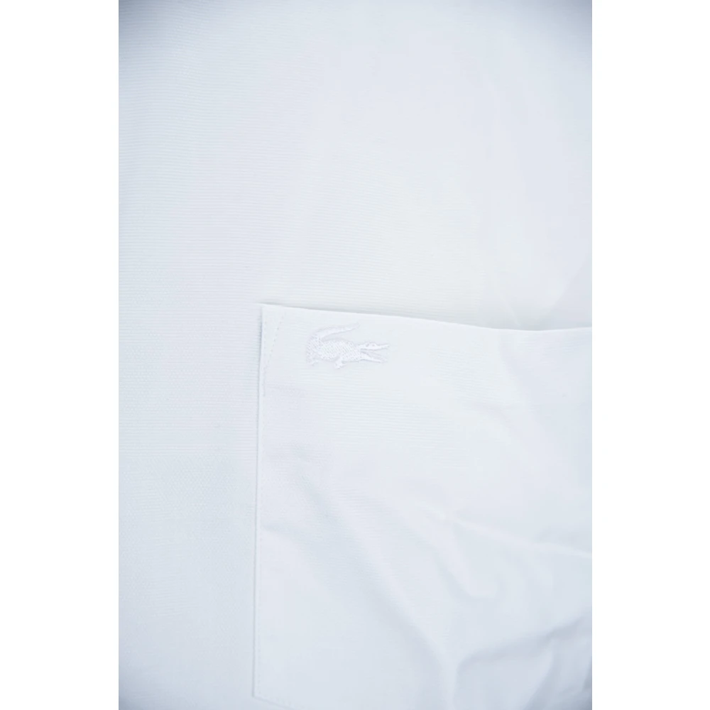 Lacoste Heren Knoopshirt Klassieke Pasvorm White Heren