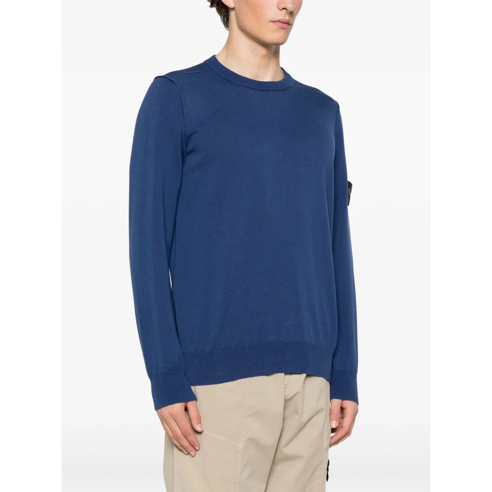 Stone Island Stijlvolle Sweaters Collectie Blue Heren