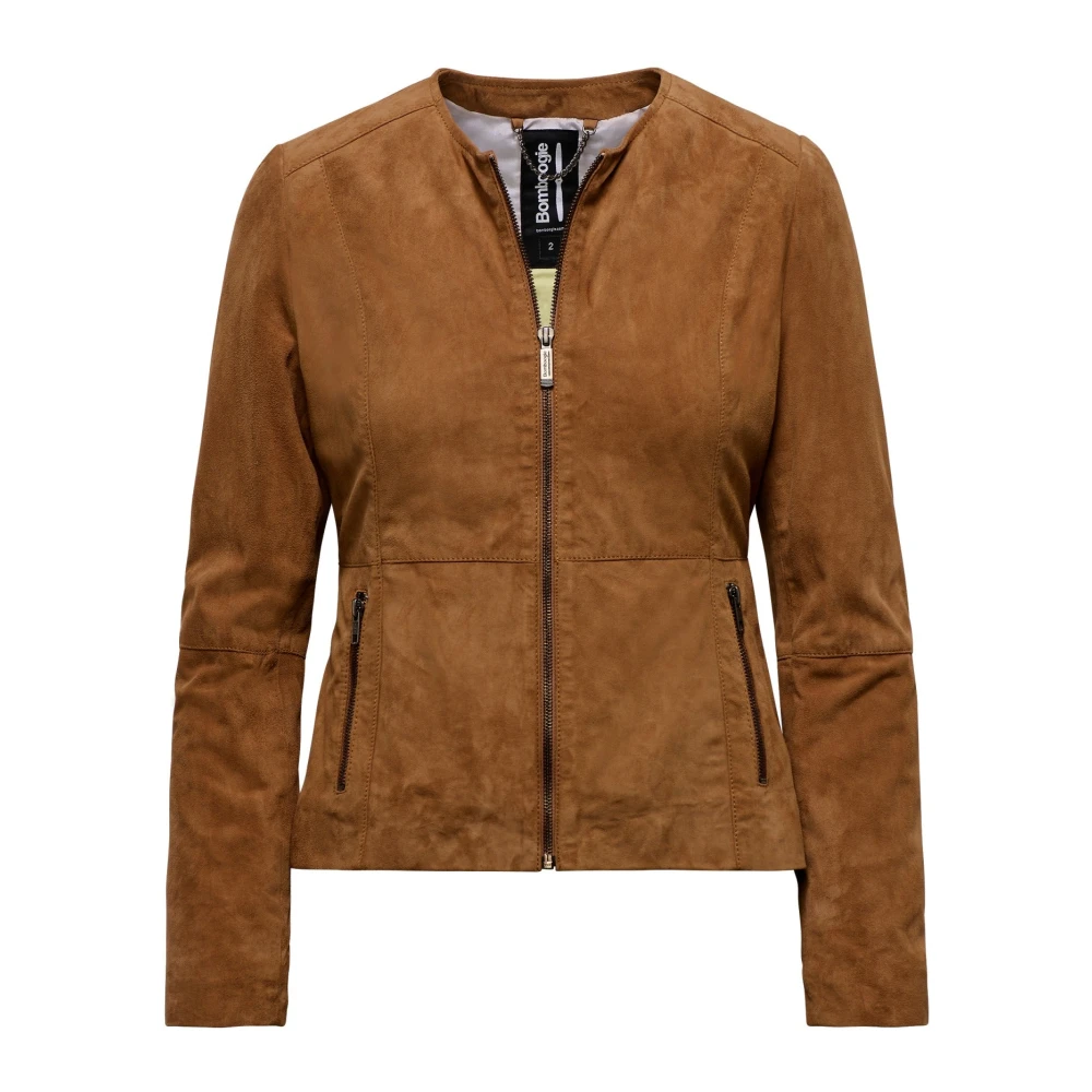 Jackets > Leather Jackets - - BomBoogie - Modalova