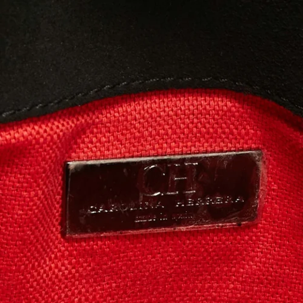 Carolina Herrera Pre-owned Fabric clutches Black Dames