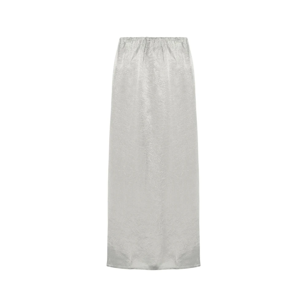 Birgitte Herskind Grijze Midi Rok met Kreukeleffect Gray Dames