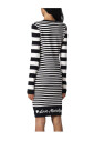 robe-en-tricot-a-rayures-avec-logo