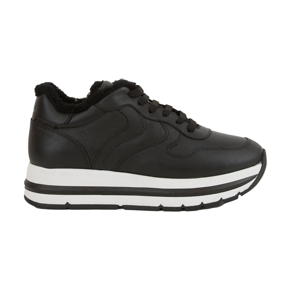 Voile blanche Zwarte Actieve Sneakers voor Dames Black Dames