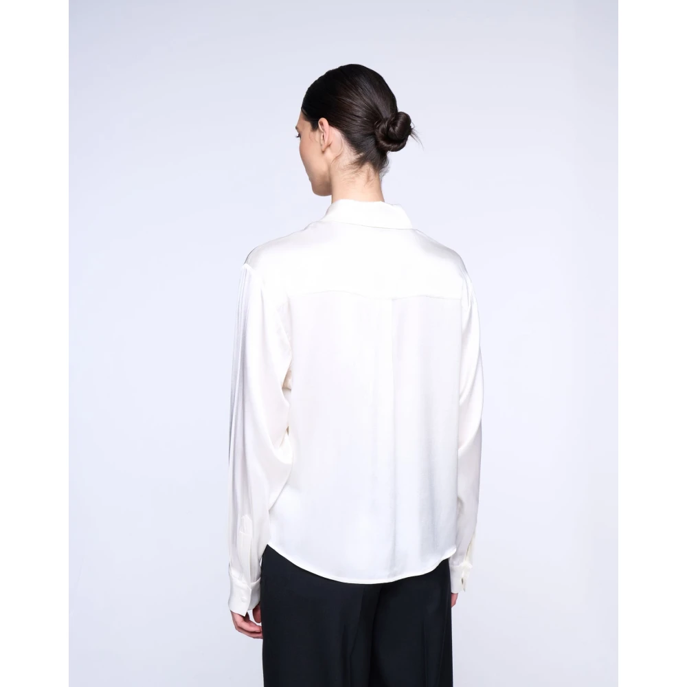 Silvian Heach Zachte overhemd White Dames