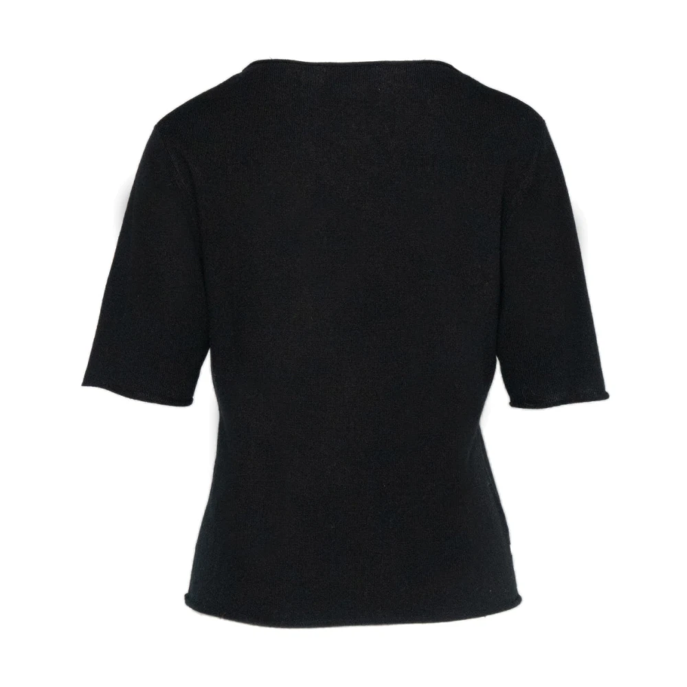 Hést Selma Shortsleeve Sweater Black Dames