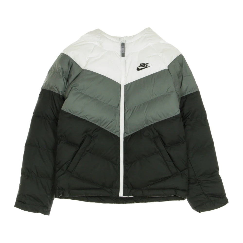 Nike Sportieve Synthetische Jas Wit Zwart Multicolor Dames