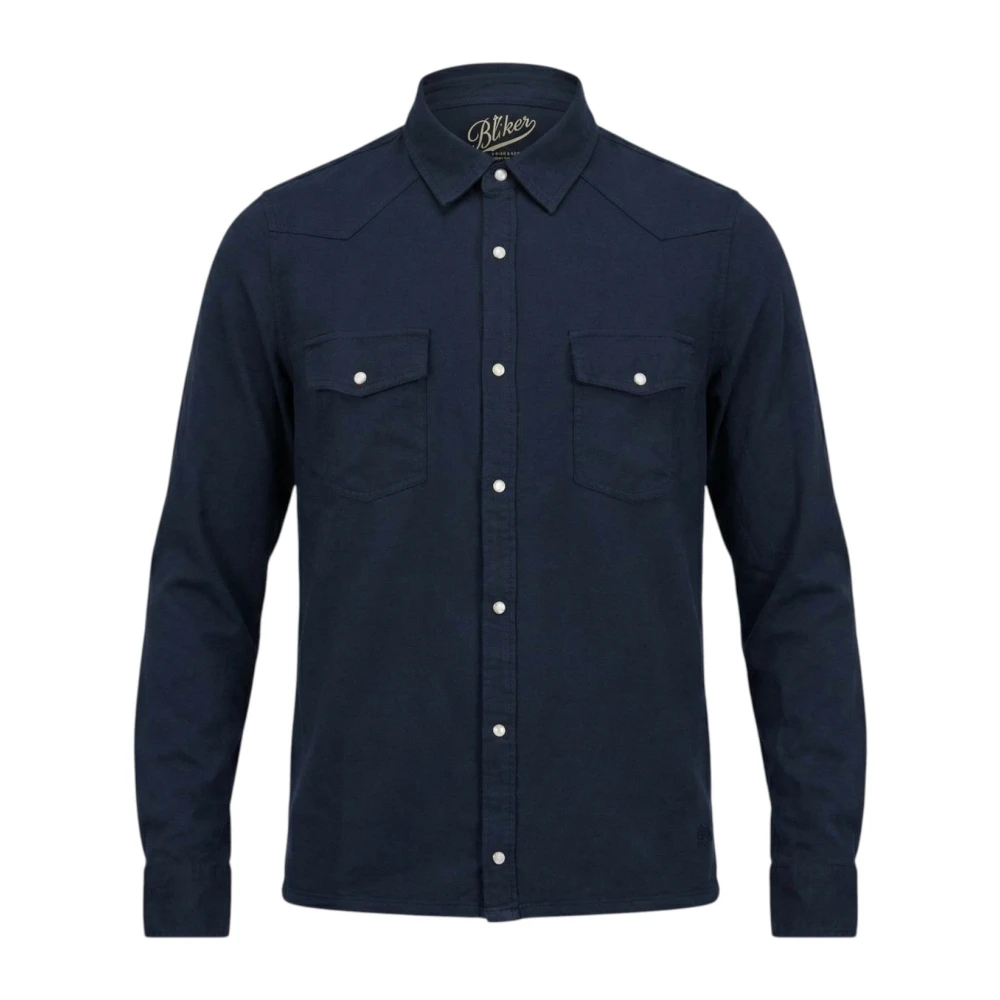 Bl'ker Blue Casual Shirts, Male, 2XL, El Paso Shirt