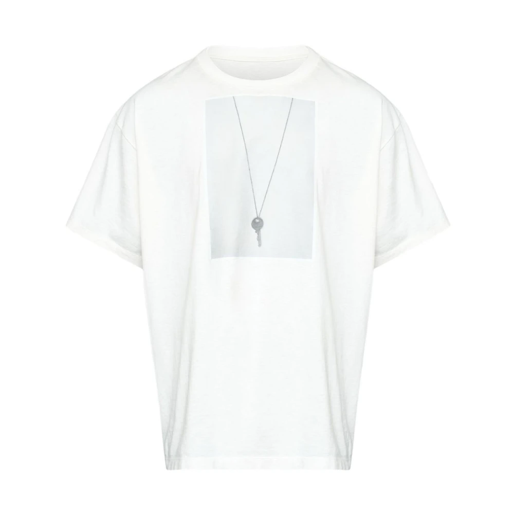 Mm6 Maison Margiela Men's White M20050 T-Shirt