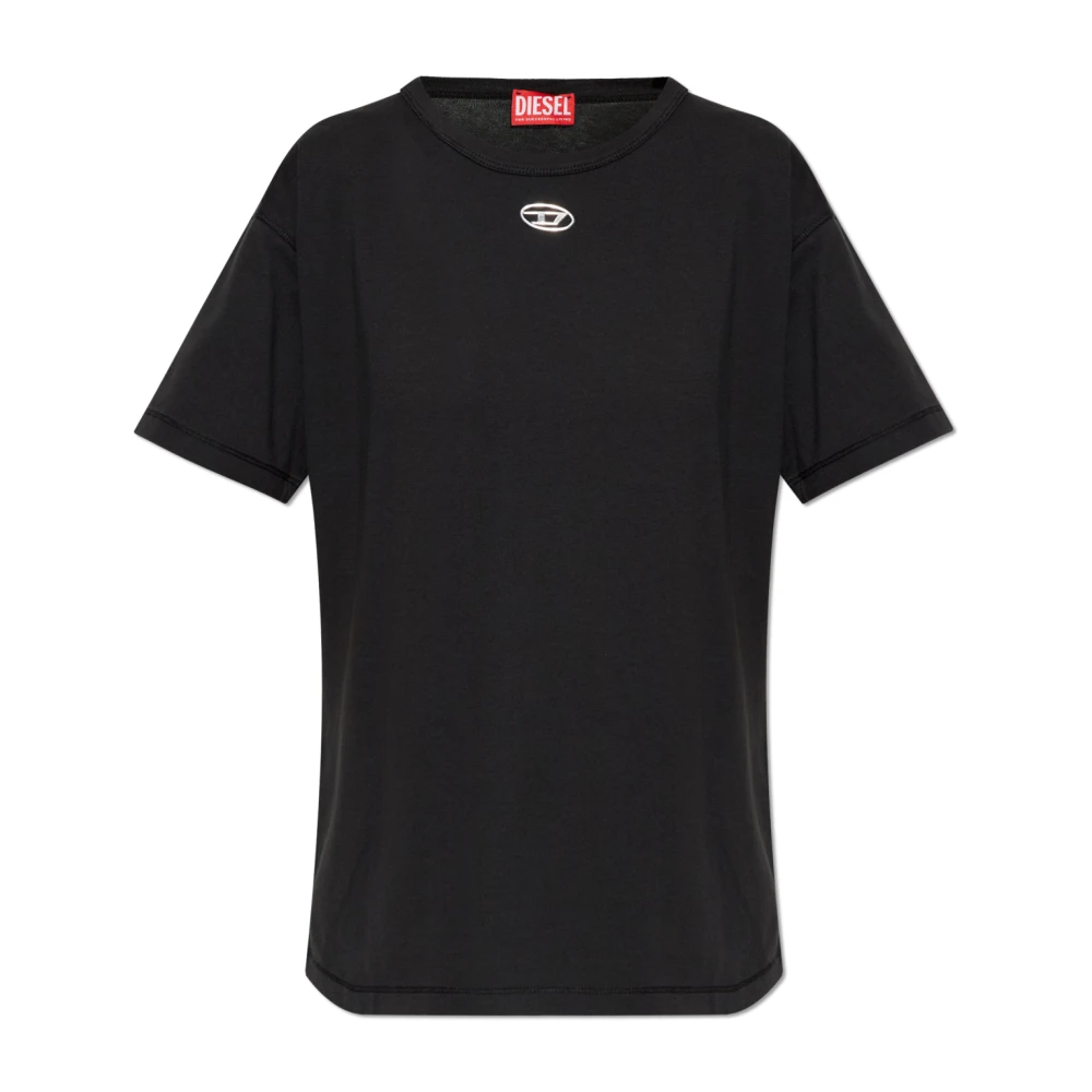Diesel Donna Nero Top, Xs, New,