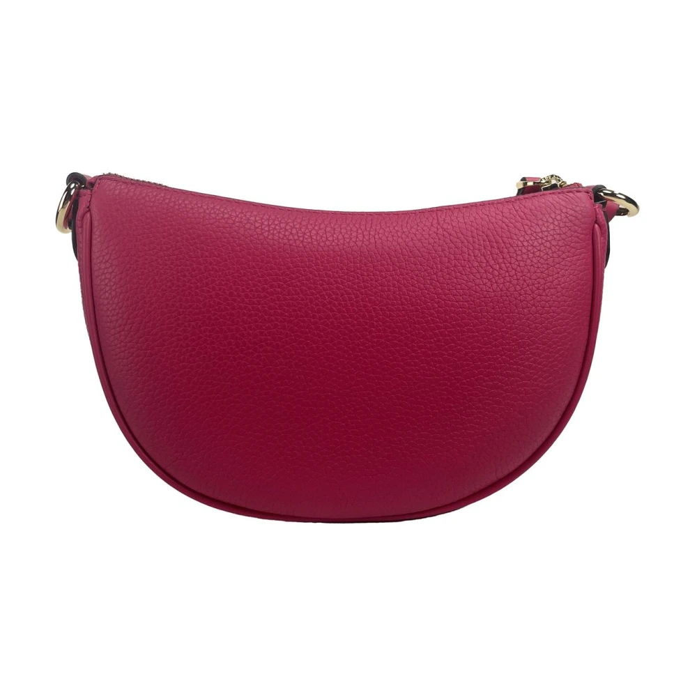 Michael Kors Halve Maan Crossbody Tas met Kaartsleuven Pink Dames