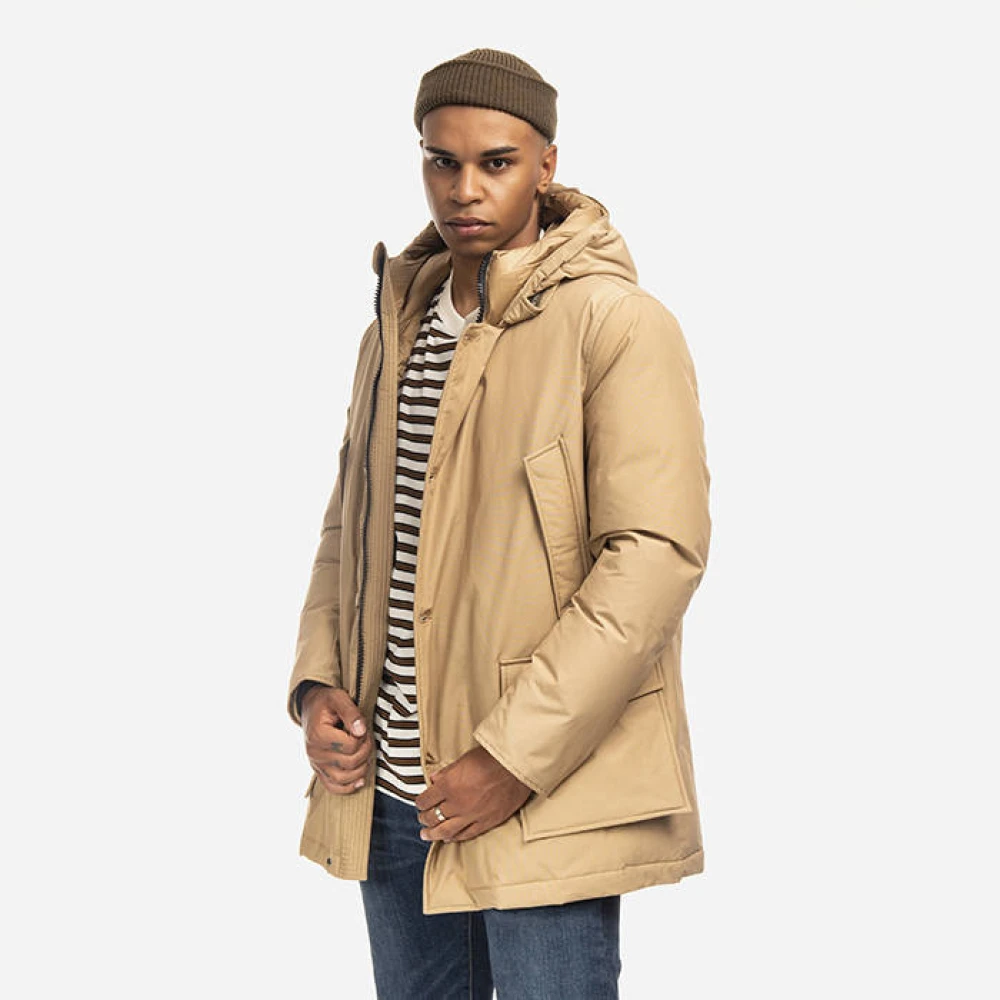 Woolrich Winterjas Beige Heren