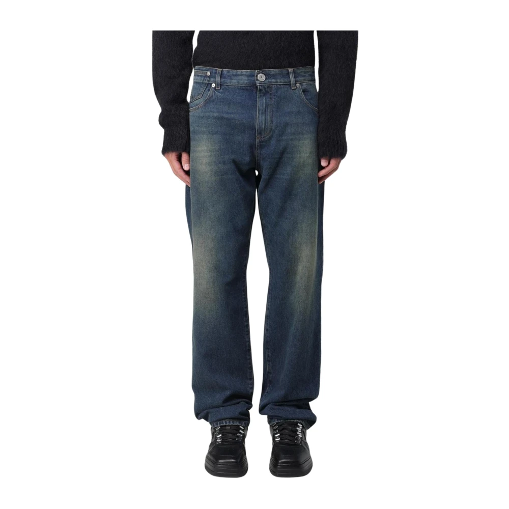 Balmain Men's Blue Stylish Denim Jeans W32