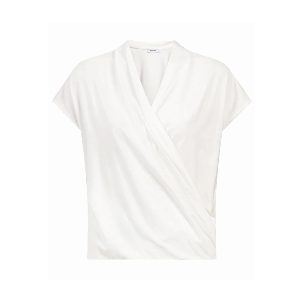 Knit-ted Mouwloze Jet Top White Dames