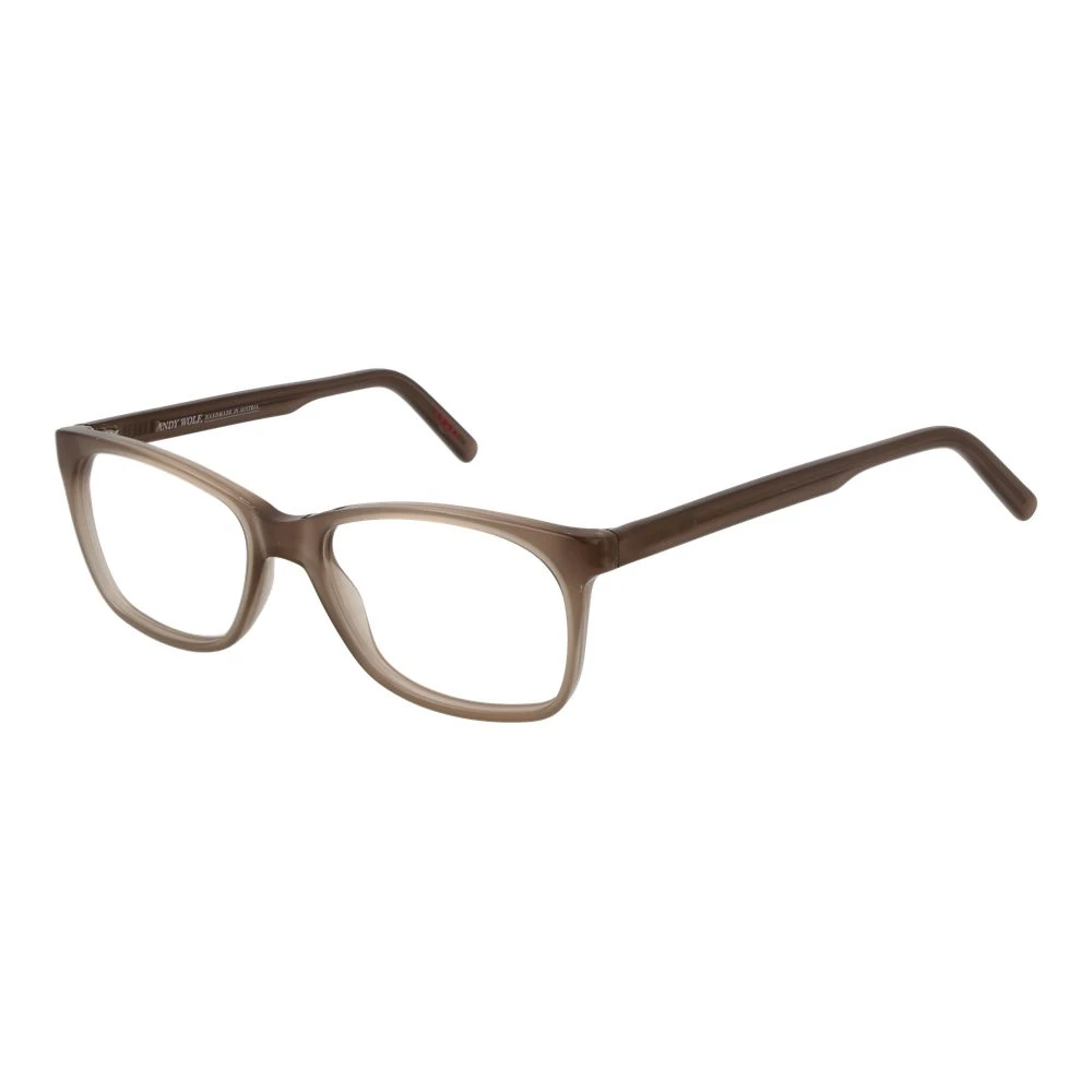 Andy Wolf Unisex Beige Glasses, One Size, Rectangle Optical Frames