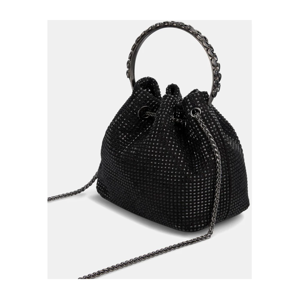 Alma en Pena Strass emmer met hangend detail Black Dames