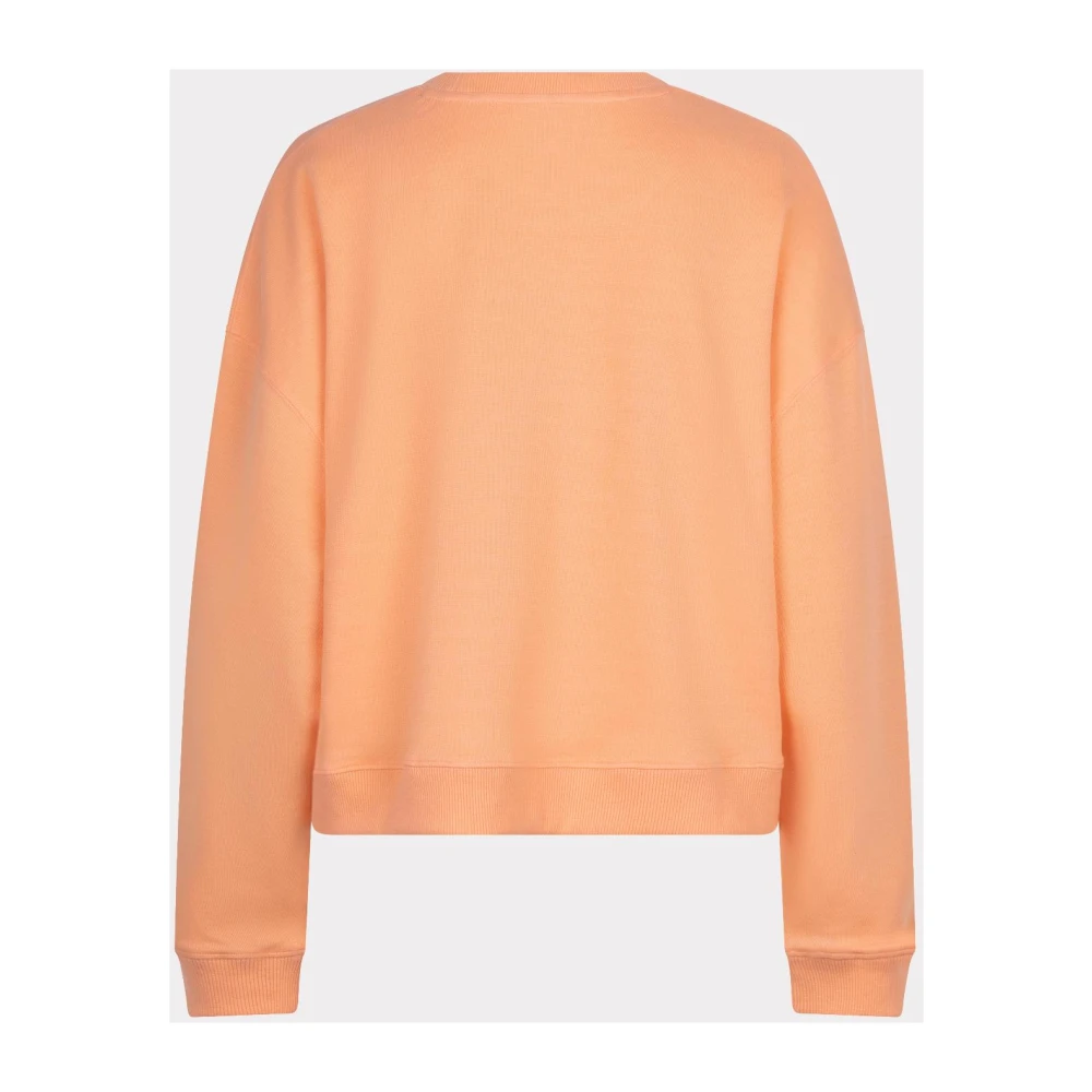 Esqualo pullover Sweater Unique rib swe Sp24.05010 220 peach Orange Dames