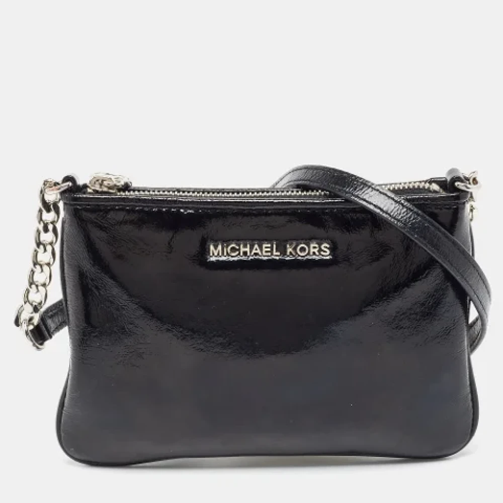 Michael Kors Pre-owned Leather shoulder-bags Black Dames